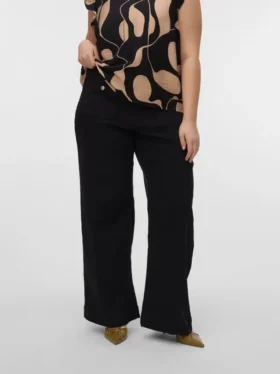 Jeans taille haute à coupe large Vmckayla