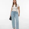 Jeans taille haute à coupe large Vmctessa