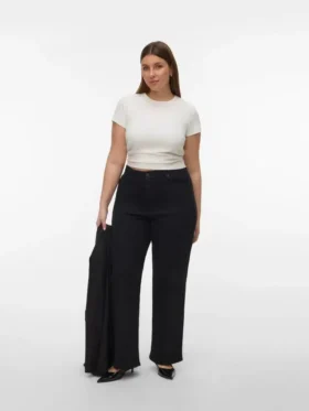 Jeans taille haute à coupe large Vmctessa