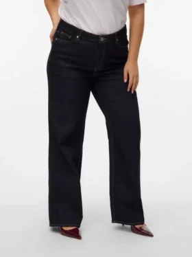 Jeans taille haute à coupe large Vmctessa