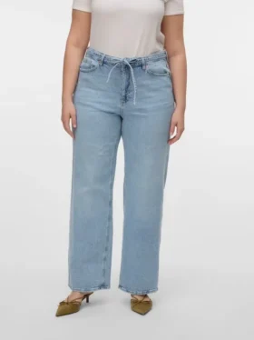 Jeans taille haute à coupe large Vmctessa