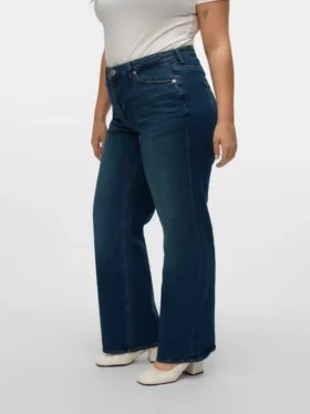 Jeans taille haute à coupe large Vmctessa