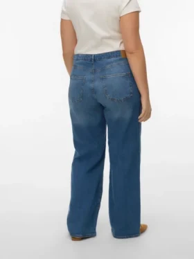 Jeans taille haute à coupe large Vmctessa