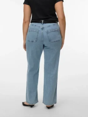 Jeans taille haute à coupe large Vmctessa