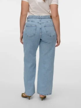 Jeans taille haute à coupe large Vmctessa