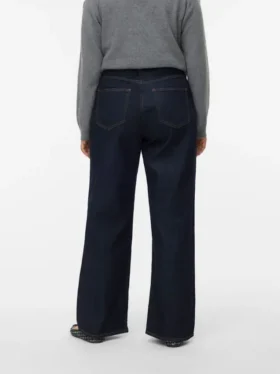 Jeans taille haute à coupe large Vmctessa