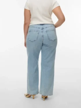 Jeans taille haute à coupe large Vmctessa
