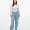 Jeans taille haute à coupe large Vmctessa