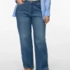 Jeans taille haute à coupe large Vmctessa
