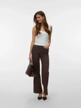 Jeans taille haute à coupe large Vmkayla