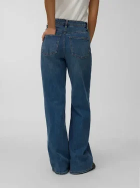 Jeans taille haute à coupe large Vmolivia