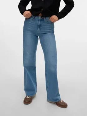 Jeans taille haute coupe large Vmtessa