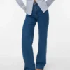 Jeans taille haute coupe large Vmtessa