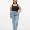 Jeans taille haute coupe « Mom » Vmcisa