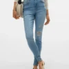 Jeans taille haute coupe skinny VMSophia