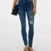 Jeans taille haute coupe skinny VMSophia