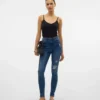 Jeans taille haute coupe skinny VMSophia