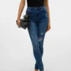Jeans taille haute coupe skinny VMSophia