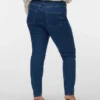 Jeans taille haute coupe slim Vmclusia