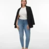 Jeans taille haute coupe slim Vmcphia