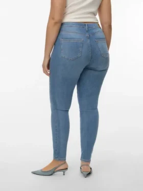 Jeans taille haute coupe slim Vmcphia