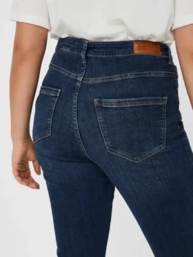 Jeans taille haute coupe slim Vmcsophia