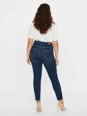 Jeans taille haute coupe slim Vmcsophia