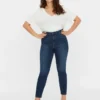 Jeans taille haute coupe slim Vmcsophia