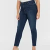 Jeans taille haute coupe slim Vmcsophia