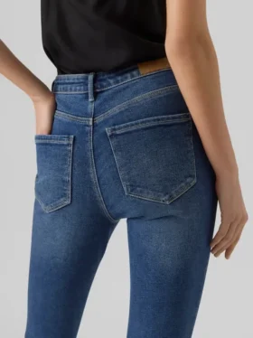 Jeans taille haute coupe slim VMSophia