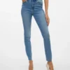 Jeans taille haute coupe slim VMSophia