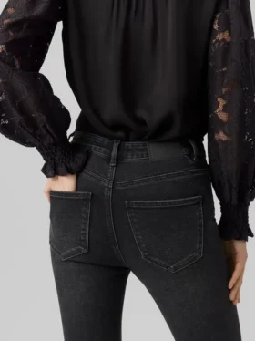 Jeans taille haute coupe slim VMSophia