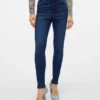 Jeans taille haute coupe slim VMSophia
