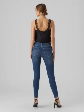 Jeans taille haute coupe slim VMSophia