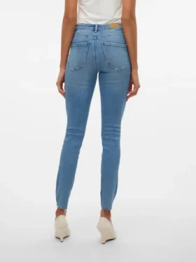 Jeans taille haute coupe slim VMSophia