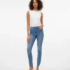 Jeans taille haute coupe slim VMSophia