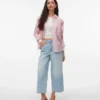 Jeans taille haute et coupe courte Awsienna
