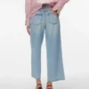 Jeans taille haute et coupe courte Awsienna