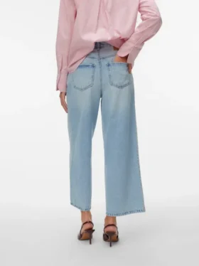Jeans taille haute et coupe courte Awsienna
