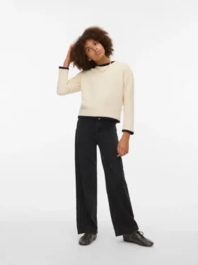 Jeans taille haute à jambes larges Vmdaisy