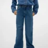 Jeans taille haute à jambes larges Vmdaisy