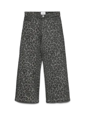 Jeans taille haute à jambes larges Vmlenora