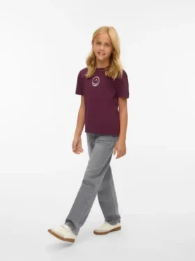 Jeans taille haute à jambes larges Vmtessa