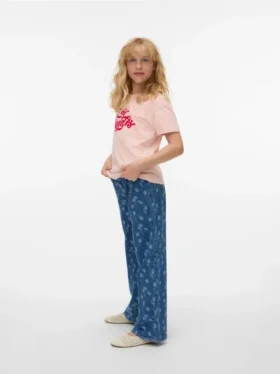 Jeans taille haute à jambes larges Vmtessa