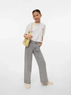 Jeans taille haute à jambes larges Vmtessa