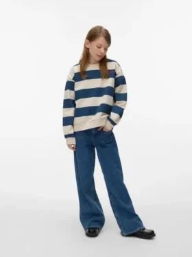 Jeans taille haute à jambes larges Vmtessa