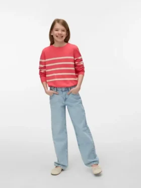 Jeans taille haute à jambes larges Vmtessa