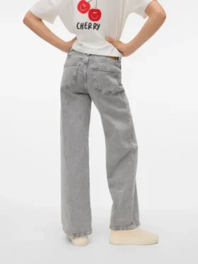 Jeans taille haute à jambes larges Vmtessa