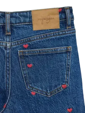 Jeans taille haute à jambes larges Vmtessa