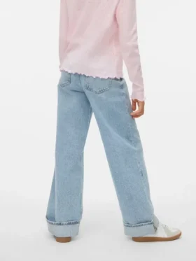 Jeans taille haute à jambes larges Vmtessa